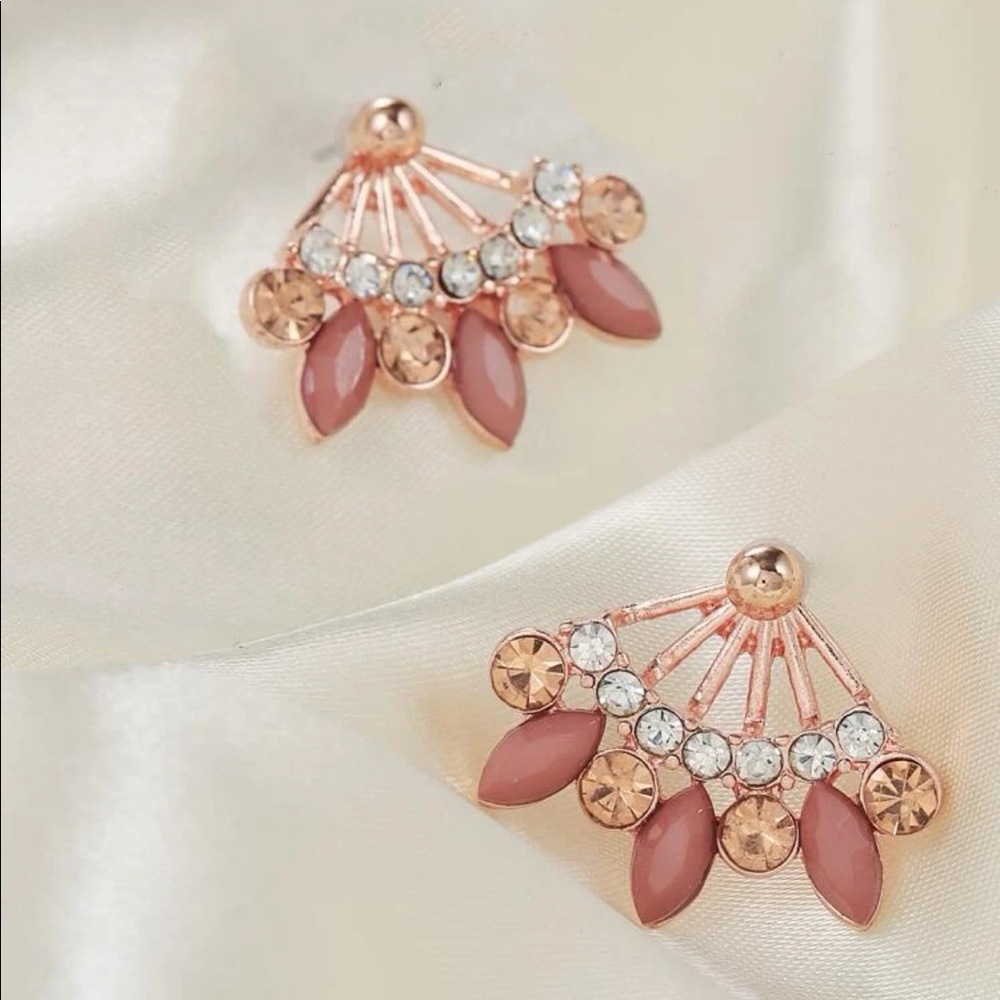 🎉 New Crystal Stud Earrings set